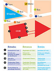 Barcelona Congress Map