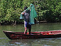 Artisanal fishing in mangroves area, Chiapas, Mexico